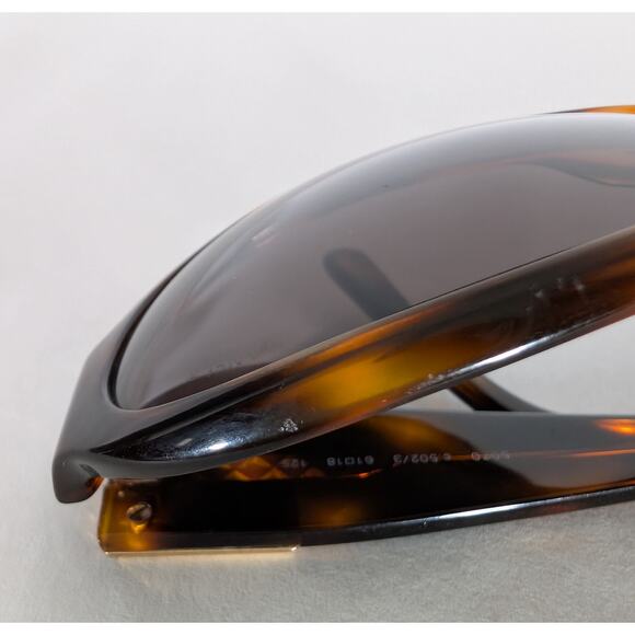 Chanel Tortoise Shell CC Logo Oversized Sunglasses Made in Italy - Picture 7 of 8